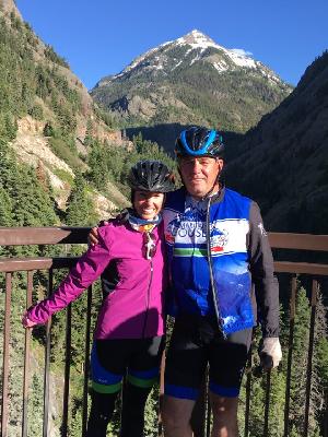 Mallory and I on the Million Dollar Highway in 2017