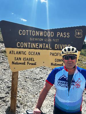 Made it to the top of Cottonwood Pass!